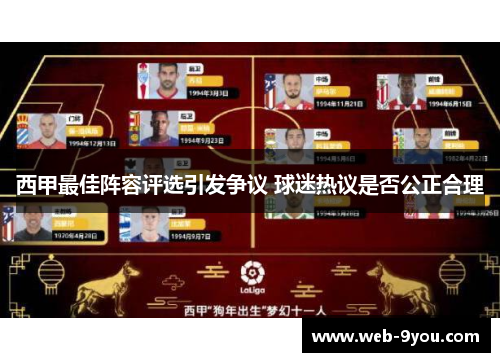 西甲最佳阵容评选引发争议 球迷热议是否公正合理